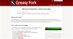 Desktop Screenshot of greasyfork.org