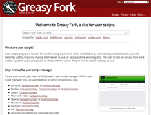 Tablet Screenshot of greasyfork.org